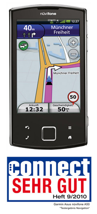 01 A50 Garmin Asus nüvifone A50